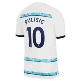 Chelsea Voetbaltenue Pulisic 10 2022-2023 Uitshirt