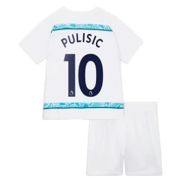Chelsea Voetbaltenue Pulisic 10 2022-2023 Uitshirt Kids