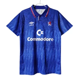 Chelsea Voetbaltenue Retro 1989-1991 Thuisshirt