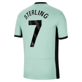 Chelsea Voetbaltenue Sterling 7 2023-2024 Third Shirt