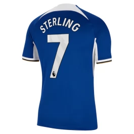 Chelsea Voetbaltenue Sterling 7 2023-2024 Thuisshirt