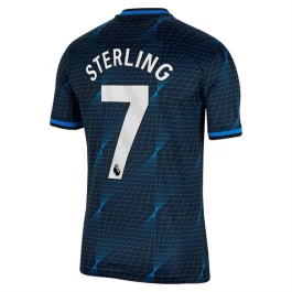 Chelsea Voetbaltenue Sterling 7 2023-2024 Uitshirt
