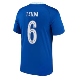 Chelsea Voetbaltenue T. Silva 6 2022-2023 Thuisshirt