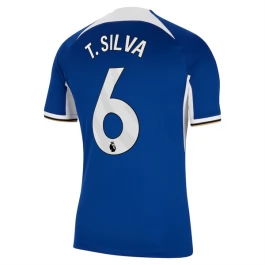 Chelsea Voetbaltenue T.Silva 6 2023-2024 Thuisshirt