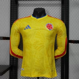 Colombia Thuisshirt WK 2026 Lange Mouwen