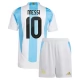Copa América 2024 Argentinië Messi 10 Thuisshirt Kids Voetbaltenue