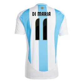Copa América 2024 Argentinië Voetbaltenue Di María 11 Thuisshirt
