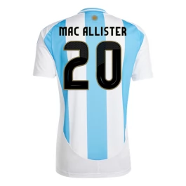 Copa América 2024 Argentinië Voetbaltenue Mac Allister 20 Thuisshirt