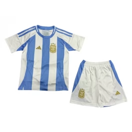 Copa América 2024 Argentinië Voetbaltenue Thuisshirt Kids