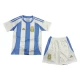 Copa América 2024 Argentinië Voetbaltenue Thuisshirt Kids