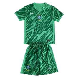 Copa América 2024 Brazilië Keeper Thuisshirt Kids Voetbaltenue
