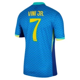 Copa América 2024 Brazilië Vini Jr. 7 Uitshirt Voetbaltenue