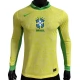 Copa América 2024 Brazilië Voetbaltenue Thuisshirt L/S
