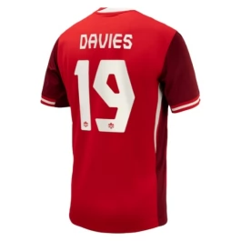 Copa América 2024 Canada Davies 19 Thuisshirt Voetbaltenue