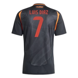Copa América 2024 Colombia Voetbaltenue Luis Díaz 7 Uitshirt