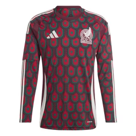 Copa América 2024 Mexico Thuisshirt L/S Voetbaltenue