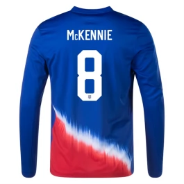 Copa América 2024 USA Voetbaltenue McKennie 8 Uitshirt L/S