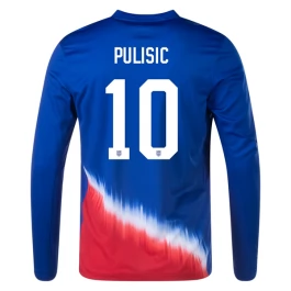 Copa América 2024 USA Voetbaltenue Pulisic 10 Uitshirt L/S