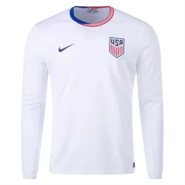 Copa América 2024 USA Voetbaltenue Thuisshirt L/S