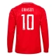 Denemarken Eriksen 10 Thuisshirt 2024 L/S Voetbaltenue