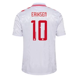 Denemarken Eriksen 10 Uitshirt 2024 Voetbaltenue