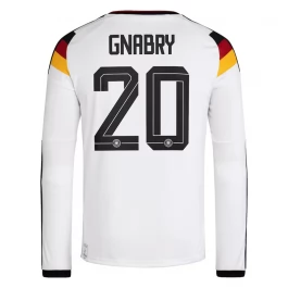 Duitsland Gnabry 20 Thuisshirt WK 2026 Lange Mouwen