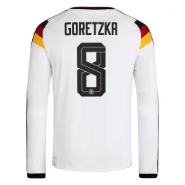 Duitsland Goretzka 8 Thuisshirt WK 2026 Lange Mouwen