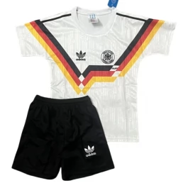 Duitsland Thuisshirt Kids Retro 1990 Voetbaltenue