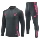 Duitsland Trainingspakken 2024-25 - 1-4 Zip Grijs Roze