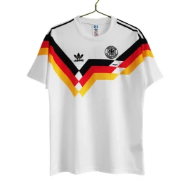 Duitsland Voetbaltenue Retro 1990 Thuisshirt