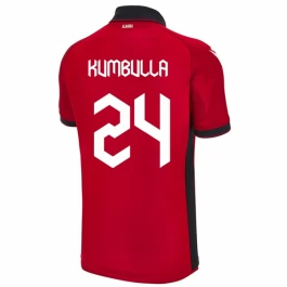 EK 2024 Albanië Kumbulla 24 Thuisshirt Voetbaltenue