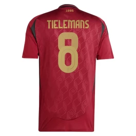 EK 2024 België Tielemans 8 Thuisshirt Voetbaltenue