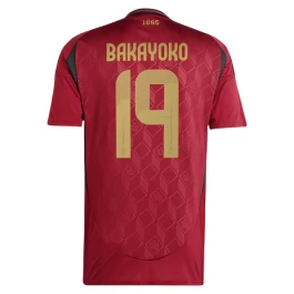 EK 2024 België Voetbaltenue Bakayoko 19 Thuisshirt