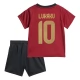 EK 2024 België Voetbaltenue Lukaku 10 Thuisshirt Kids
