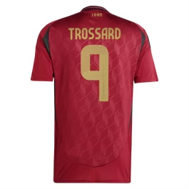 EK 2024 België Voetbaltenue Trossard 9 Thuisshirt