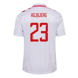 EK 2024 Denemarken Højbjerg 23 Uitshirt Voetbaltenue