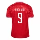 EK 2024 Denemarken Højlund 9 Thuisshirt Voetbaltenue