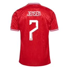 EK 2024 Denemarken Jensen 7 Thuisshirt Voetbaltenue