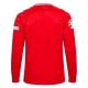 EK 2024 Denemarken Thuisshirt L/S Voetbaltenue Patch