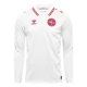 EK 2024 Denemarken Uitshirt L/S Voetbaltenue