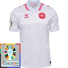 EK 2024 Denemarken Uitshirt Voetbaltenue Patch