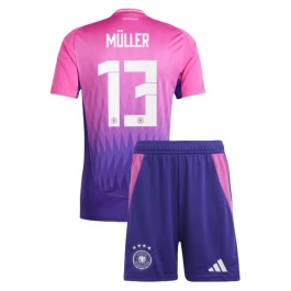 EK 2024 Duitsland Müller 13 Uitshirt Kids Voetbaltenue