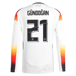EK 2024 Duitsland Voetbaltenue Gündoğan 21 Thuisshirt L/S