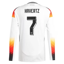 EK 2024 Duitsland Voetbaltenue Havertz 7 Thuisshirt L/S