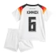 EK 2024 Duitsland Voetbaltenue Kimmich 6 Thuisshirt Kids