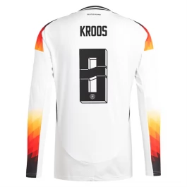 EK 2024 Duitsland Voetbaltenue Kroos 8 Thuisshirt L/S