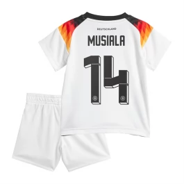 EK 2024 Duitsland Voetbaltenue Musiala 14 Thuisshirt Kids