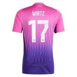 EK 2024 Duitsland Voetbaltenue Wirtz 17 Uitshirt