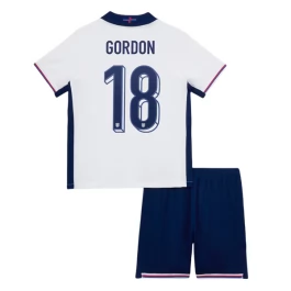 EK 2024 Engeland Gordon 18 Thuisshirt Kids Voetbaltenue