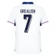 EK 2024 Engeland Grealish 7 Thuisshirt Voetbaltenue